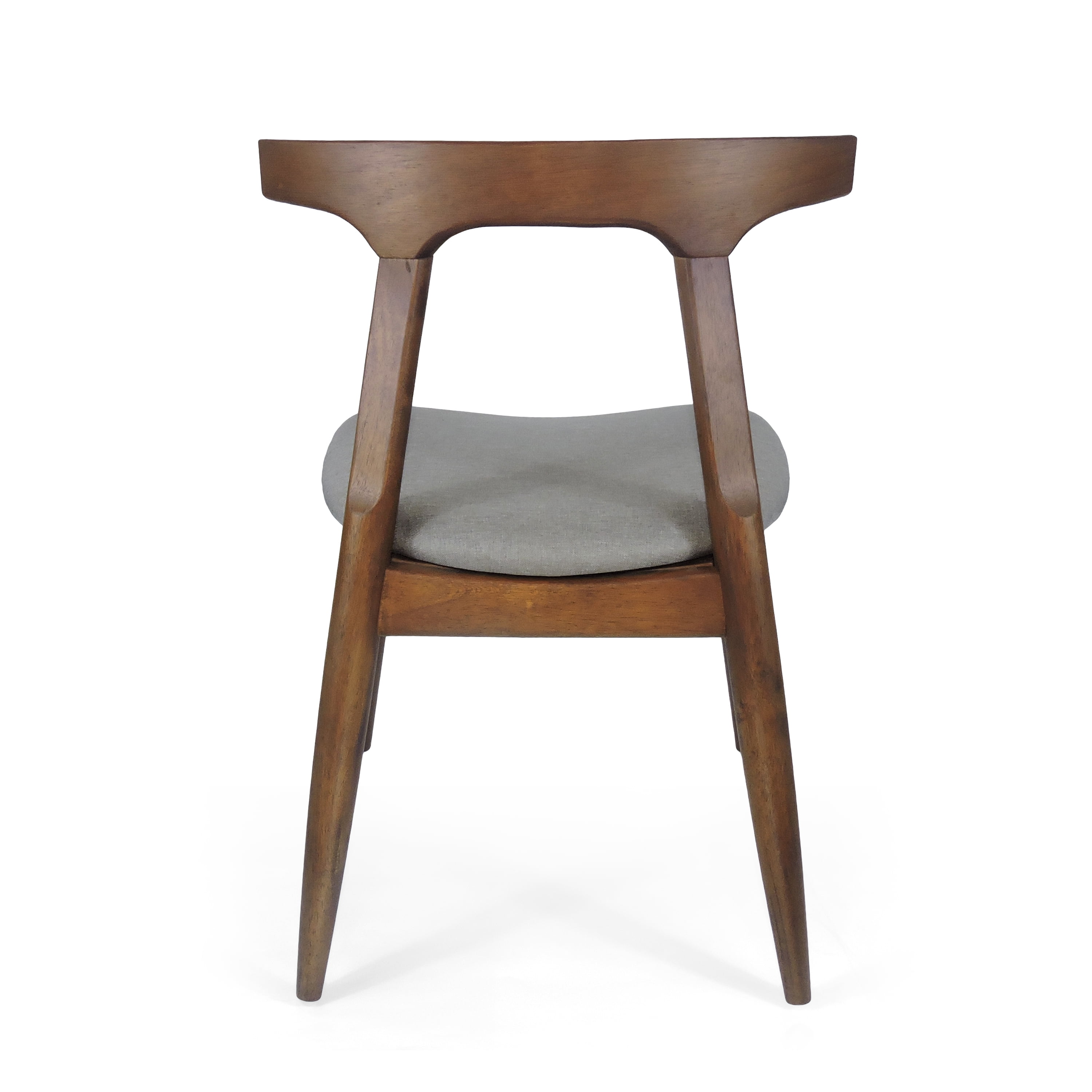 EUROCO Solid Wood Dining Chairs Set of 2, Modern Minimalist Accent Chair Armless,Side Chair for Kitchen Living Room