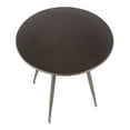 thumbnail image 6 of Clara Industrial Round Dinette Table in Antique Metal by LumiSource, 6 of 7