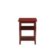 thumbnail image 2 of End Table with Two Lower Shelves, Red, 2 of 3