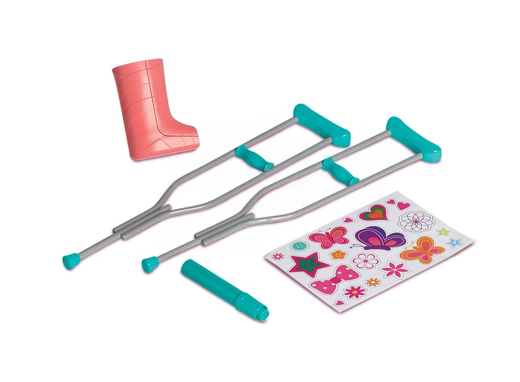 american girl doll cast and crutches