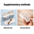 thumbnail image 5 of Portable Flosses Storage Case Easy to Refils Automatic Flosses Dispenser with 12 Count Flosses Ideal, 5 of 5