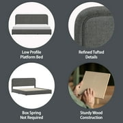 Better Homes & Gardens Juliet King Platform Bed, Gray