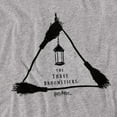 thumbnail image 2 of Harry Potter The Three Broomsticks Youth Long Sleeve T Shirt, Athletic Heather, Small, 2 of 3