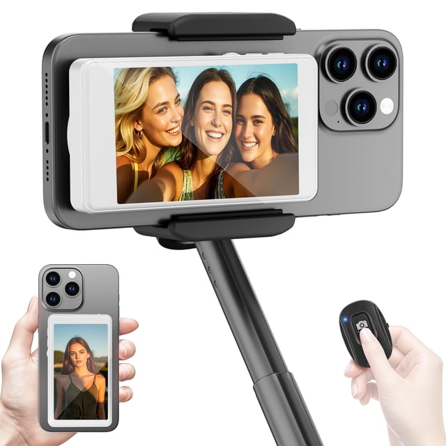 Pantalla Monitor Selfie Inalámbrica AOGELI para iPhone y Android