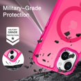 thumbnail image 2 of Funda magnética BENTOBEN para iPhone 15 6.1 rosa intenso, 2 of 9