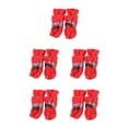 thumbnail image 3 of Methold 4 Uds. De zapatos para mascotas, botas para nieve y lluvia, para perros pequeños, para el cuidado de las patas de cachorros, Type2 NO2, 3 of 6
