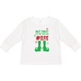 thumbnail image 3 of Inktastic Let Me Take an Elfie, Elf Shoes, Snow, Christmas Boys or Girls Long Sleeve Toddler T-Shirt, 3 of 5