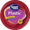 Great Value Plastic Plates 50 ct