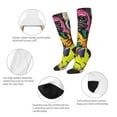 thumbnail image 6 of Lsque Colorful Pug Printed Crew Socks Men's Women's LightWeight Thin Casual Calf Socks ,Knee High Socks,Cotton Socks, 6 of 9