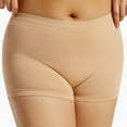 thumbnail image 4 of Wedfrse Boy Shorts Underwear,Womens Boyshorts,Womens Boyshorts Underwear Seamless Full Coverage Soft Stretch Boxer Shorts For Women,Womens Underwear,Panties for Women,Boxer Shorts,Beige,XL, 4 of 5
