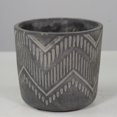 thumbnail image 1 of Planteur Lavé à Motifs Noirs, 1 of 1