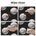 thumbnail image 4 of Nawypu  Round Table Cover, Waterproof Reusable Table Cloth Round Fitted Vinyl Tablecloth with Elastic Edged for Parties Outdoors, Baseball Black, 4 of 7