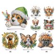 thumbnail image 4 of (GJ333) Adorno Basset Hound (diamante Brillante Una Cara + Diamante Forma Especial), 4 of 8