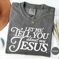thumbnail image 4 of Let Me Tell You About My Jesus Shirt – Coquette Christian T-Shirt, Cute Faith Graphic Tee, Inspirational Jesus Shirt for Women, Christian Gift Idea, 4 of 7