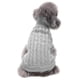 thumbnail image 1 of Suéter para perros CHBORCHICEN, tejido, ropa de invierno (tamaño mediano, gris), 1 of 7