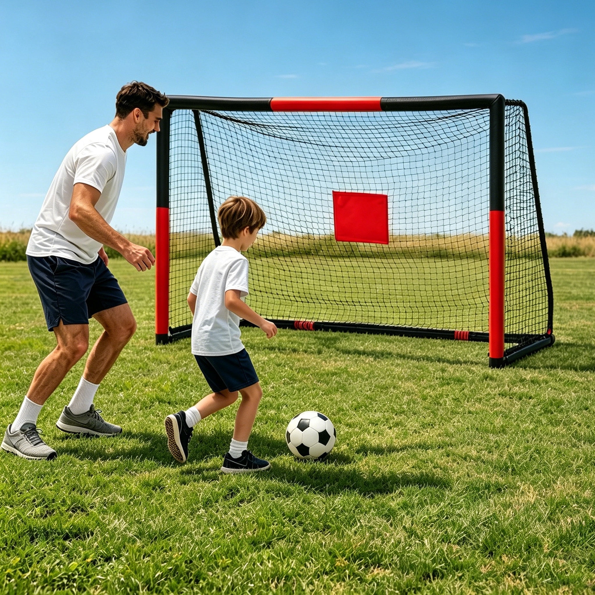 Disney Mickey Mouse Soccer Net with Ball & Pump, Multicolor, Kids