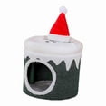 thumbnail image 4 of Casa navideña para gatos, tienda de campaña para gatos, decorativa, resistente a arañazos, para interior y exterior, nido para gatitos, cama de, 4 of 8