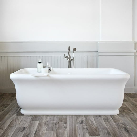 Portola 71 Inch Resin Double Ended Tub