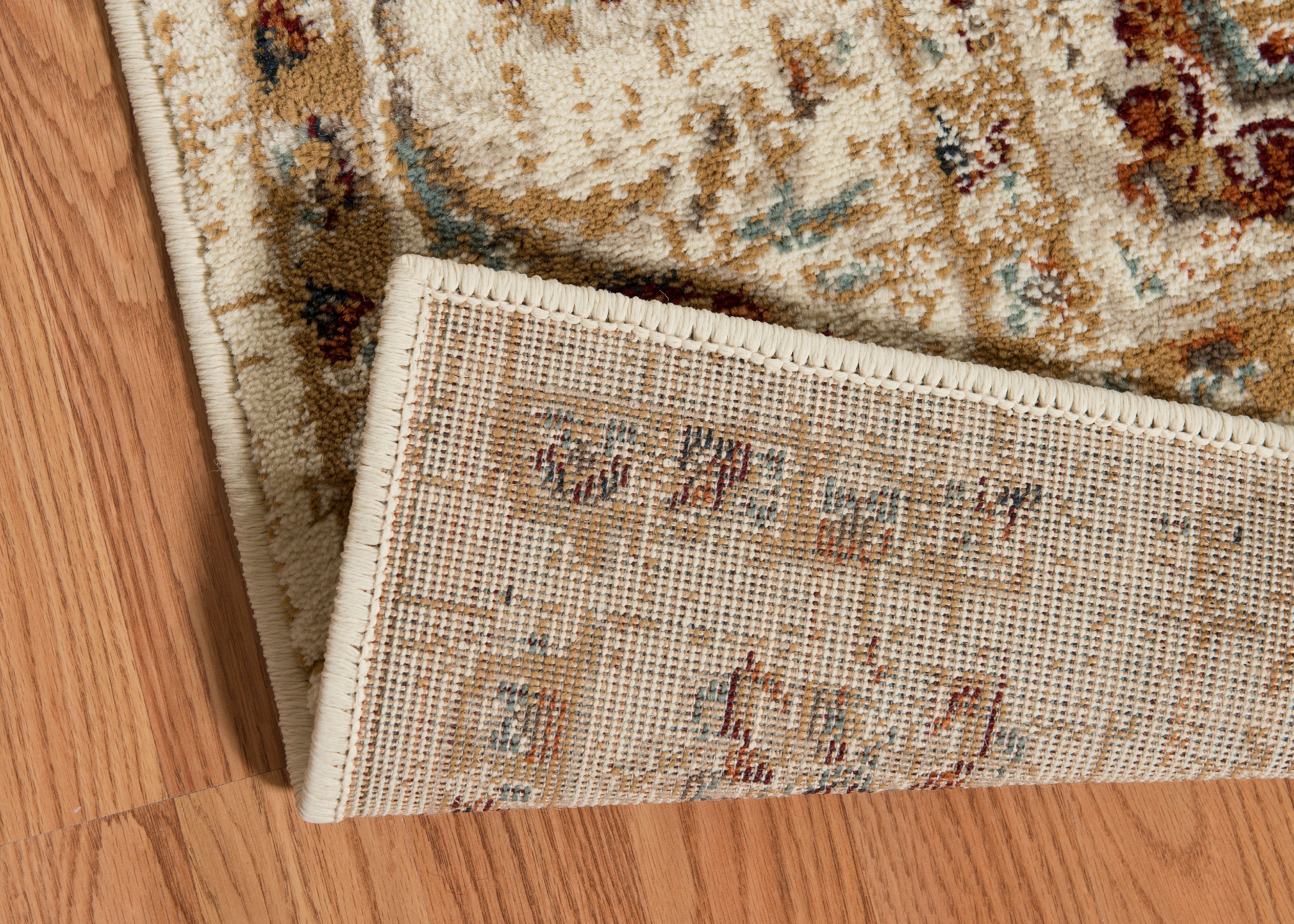 United Weavers Amarna Ponte Vecchio Distressed Linen Woven Olefin Area Rug or Runner