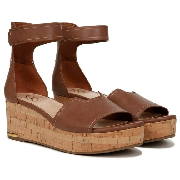 Franco Sarto Women's Perfetto Cork Wedge Sandal Brown 11M