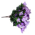 thumbnail image 4 of Ramo de flores artificiales Simulación Adorno floral Mesa Centro de mesa Oficina en casa Decoración de flores, Morado claro Yuarrent HA8263-05B, 4 of 6