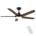 thumbnail image 6 of Wellspeed Farmhouse 48 in. Indoor Brown Ceiling Fan with 5 ABS Blades and Remote Control, 6 of 17