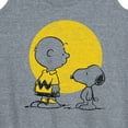 thumbnail image 3 of Peanuts - Charlie Snoopy Hearts - Women's Racerback Tank Top, 3 of 6