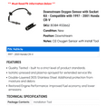 thumbnail image 2 of Downstream Oxygen Sensor with Socket Kit - Compatible with 1997 - 2001 Honda CR-V 1998 1999 2000, 2 of 2