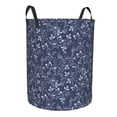 thumbnail image 4 of LNWH Laundry Basket, Paisley Abstract Floral Pattern Foldable Laundry Hamper with Handles Waterproof, Small Size, 4 of 8