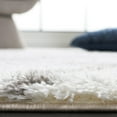 thumbnail image 4 of SAFAVIEH Tahoe Mike Modern Shag Area Rug, 6'7" x 8'7", White/Grey, 4 of 5