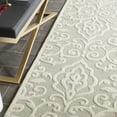thumbnail image 3 of SAFAVIEH Martha Stewart Marais Geometric Damask Runner Rug, Whetstone Grey, 2'3" x 10', 3 of 5
