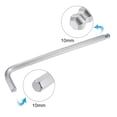 thumbnail image 3 of Unique Bargains 10mm Ball End Hex Key Wrench, L Shaped Long Arm CR-V Repairing Tool, 3 of 6