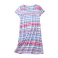 thumbnail image 4 of Utoimkio Short Sleeve Nightgowns for Women Cotton Cute Print Crewneck Loose Nightshirts Casual Soft Comfy Nightdress Size S-XL, 4 of 5
