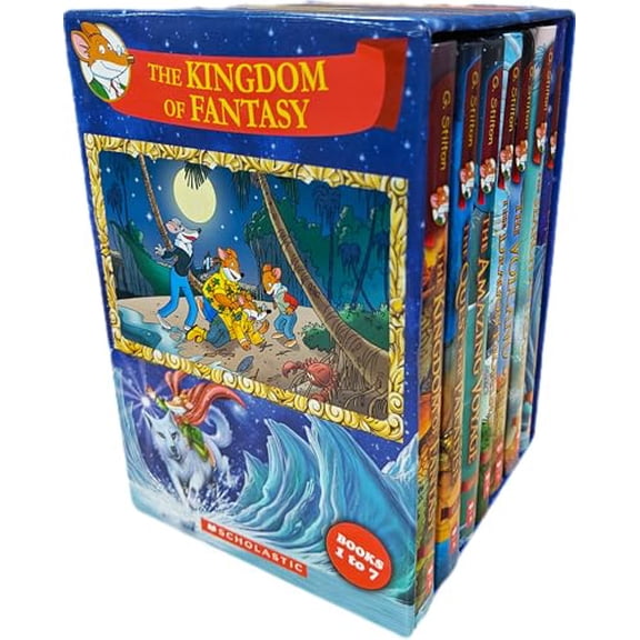 Pre-Owned Geronimo Stilton: The Kingdom of Fantasy, Pack of 7 Books, Board Book