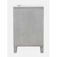 thumbnail image 5 of Jofran Eloquence Contemporary Modern 28" USB Charging Nightstand with Drawers and Metal Hardware, 5 of 9