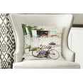 thumbnail image 4 of Ambesonne Rustic Throw Pillow Cover 2 Pack, Bike Flower Countryside, 24", Multicolor, 4 of 6