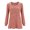 Pink, variant on Womens Tunic Tops for Leggings Square Neck Long Sleeve T Shirts Casual Fall Sweatshirts S-2XL (XL, Pink)