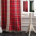 thumbnail image 1 of mfyjkho Cortinas De Punto Con Temática Invernal De Copos De Nieve Para Dormitorio O Sala De Estar, 59.05 X 63 Pulgadas, Juego De 1, Con Atenuación De Luz Y Aislamiento Térmico., 1 of 7