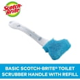 thumbnail image 3 of Scotch-Brite Basic Disposable Toilet Bowl Scrubber, 1 Handle, 1 Refill, Blue, 3 of 7