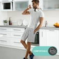 thumbnail image 3 of 3-Pack: Daresay Mens Sweat Shorts With Pockets Lightweight Mens Fleece Shorts (up to 3X), 3 of 7