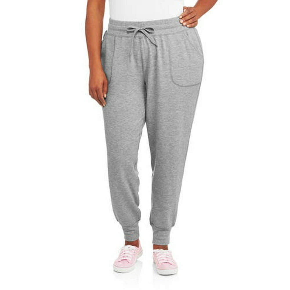 Danskin Now Women's Plus Brushed Back Ultimate Lounge Jogger - Walmart.com - Walmart.com