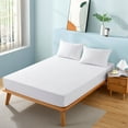 thumbnail image 3 of Peace Nest Waterproof Quilted Down Alternative Mattress Protector, King Size, 3 of 7