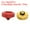 Red/Golden, variant on Camera Shutter Button, 2 Pack Soft Shutter Release Button Camera Button Carved, Red Golden