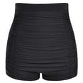 thumbnail image 3 of Bikini Panties Women Plus Size High Waist Bikini Bottoms Swim Briefs Beach Shorts Ruched Bottom, 3 of 6