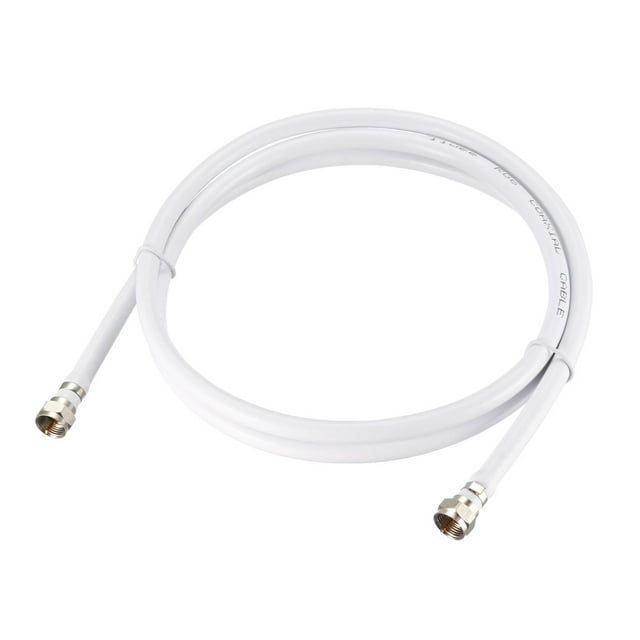 Uxcell Câble Coaxial RG6 avec Connecteurs Mâle de Type F vers Mâle de Type F 4 Pi