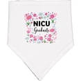 thumbnail image 2 of Inktastic Nicu Graduate-flowers Baby Bandana Bib, 2 of 4