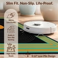 thumbnail image 6 of Design&I 3'x5' Washable Area Rug Low Profile & Durable Daily Traffic Ready Circle Music Retro Album Motif Featuring Bold Geometric Vinyl for Home Office, Hallway, 6 of 7