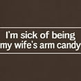 thumbnail image 3 of CafePress - Sick Of Being My Wife's Arm Candy T Shirt - Men's Classic Graphic Cotton T-Shirt, 3 of 4