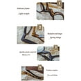 thumbnail image 3 of HUGFEGWE Small Round Retro Reading Glasses Mens Womens Spring Hinge Readers (Two pairs/Leopard + Black, 2.0) CJB91-2840, 3 of 7