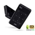 thumbnail image 3 of ROMIX Mini proyector portátil de bolsillo inteligente con descodificación DLO, HD-IN y HD 4K, compatible con Android, iPhone y Windows, 3 of 5